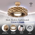 thumbnail image 5 of Todays Fans LUMIO Bladeless Smart Ceiling Fan, 6 Speeds with Dimmable LED Light, 5 of 10