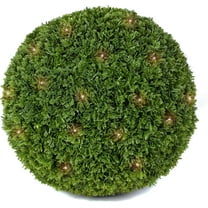 3rd Street Inn Cypress Lighted Topiary Ball - 19" Artificial Pre-Lit Christmas Topiary - Indoor/Outdoor Decorative Light Ball - Wedding and Holiday Decor (1-Pack)
