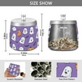 thumbnail image 2 of Yayeee Ashtray with Lid for Cigarette Smokeless Stainless Steel Home Ash Holder, Halloween Ghosts Purple, 2 of 7