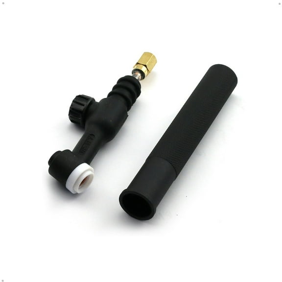 WeldingCity 125-amp Air-cooled TIG Welding Torch Body WP-9FV (Flexible-head with Gas Valve) with Handle for Weldcraft Lincoln Miller ESAB CK