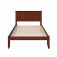 thumbnail image 4 of Madison Full Solid Wood Platform Bed in Walnut, 4 of 8
