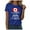 Blue, variant on Ladies Tops and Blouses Keep Canada Flag Proud Statet Print Beach Vacation Clothes for Women,Blue,L