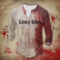 thumbnail image 2 of Playeras Interiores Para Hombre, Camiseta De Manga Corta Con Botones Básicos Antiguos De Verano Para Hombre, 2 of 4