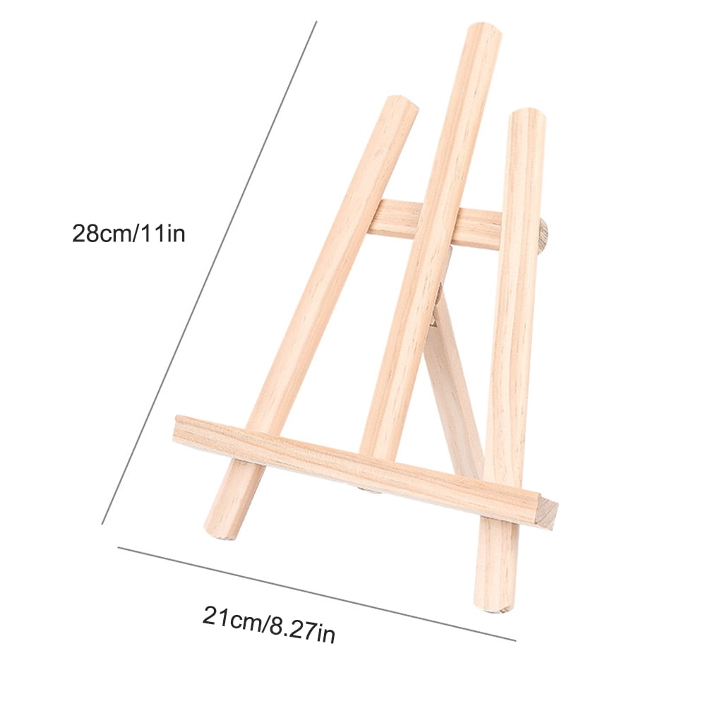 Mini Portable Wooden Art Easel Stand Adjustable Angle Tabletop Painting
