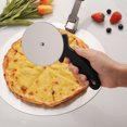 thumbnail image 5 of 1 juego de pala para pizza de acero inoxidable, cortador de pizza, cortador de tartas., 5 of 5