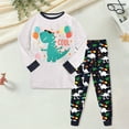 thumbnail image 2 of eczipvz Boy Pajamas Baby Pajamas Pajamas for Kids Ultra Soft Comfy Moisture Light Gray,4-5 Years, 2 of 5