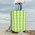 thumbnail image 7 of Daiia yellow and green houndstooth Luggage Cover, Thickened Washable Travel Luggage Covers, Elastic Unique Baggage Covers for 18-20 inch Luggage-Small, 7 of 7