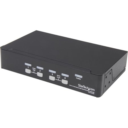 UPC: 0065030837231 | StarTech.com SV431DUSBU 4 Port 1U Rack Mount USB KVM Switch with OSD