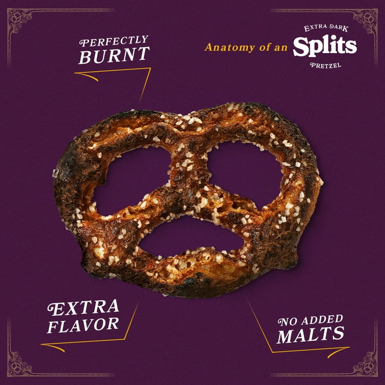 Unique Snacks Sprouted Splits Pretzels – 8 Oz Bags (Pack Of 6), Non-GMO, Kosher, No Artificial Flavors
