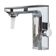 thumbnail image 1 of Gun Grey Smart Sensor Basin Faucet, Digital Display Screen Hot Cold Water Mixer Tap, Vanity Touchless Faucet For Bathroom Basin ,Versatile Features, 1 of 7