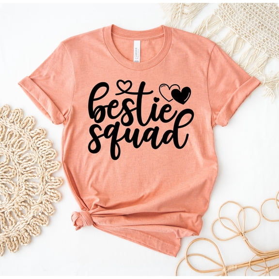 Bestie Squad T-shirts, Bestie Squad Shirt, Friendship Tee, Bff, Best Friends Forever Top, Best Friend T-shirts, s All Size S-5Xl
