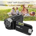 thumbnail image 4 of D90 Digital Point and Shoot Camera, 2.4 Inch 1080P 16MP, Rotating Screen, 16x Zoom, Black, 4 of 5