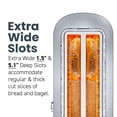 thumbnail image 3 of Elite Gourmet ECT4123X - tostador de 4 rebanadas de ranura larga, ranuras extra anchas de 1.5 pulgadas y 5.1 pulgadas de profundidad, funciones de descongelación y cancelación, 6 ajustes de sombra, 3 of 5