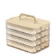 thumbnail image 3 of Caja de almacenamiento de bolas de masa congeladas de múltiples capas, contenedor de almacenamiento de alimentos de plástico de gran capacidad con tapa, caja de bolas de masa congeladas de congelación, 3 of 5