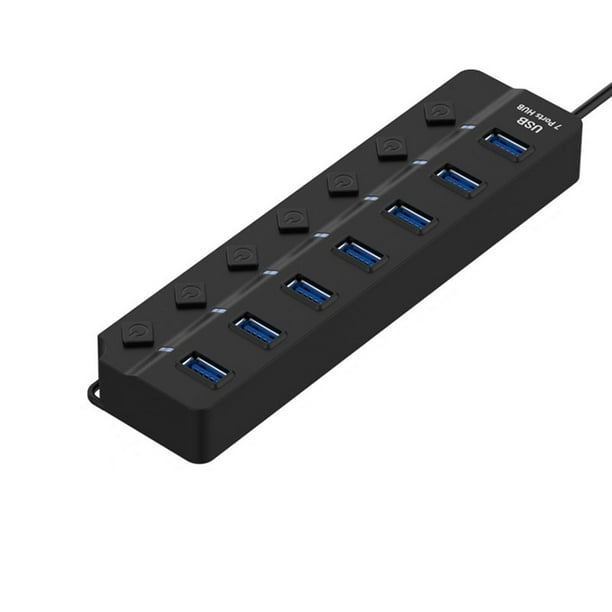 Xihbxyly Ventas Compras En Línea -Puerto Hub 2.0 Hub Expansión Sistema Divisor Computadora Usb