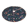 thumbnail image 2 of Kll Colorful Flowers Christmas Tree Skirt 48",Party Decorations Farmhouse For Christmas Decorations Holiday Party, 2 of 8