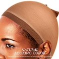 thumbnail image 4 of 28 pack Brown Wig Caps,Elastic Nylon Stocking Caps, 4 of 5