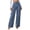 Blue, variant on Tnhcen Women High Waisted Wide Leg Jeans Vintage Button Front Straight Leg Casual Denim Pants for Women Trousers S-2XL