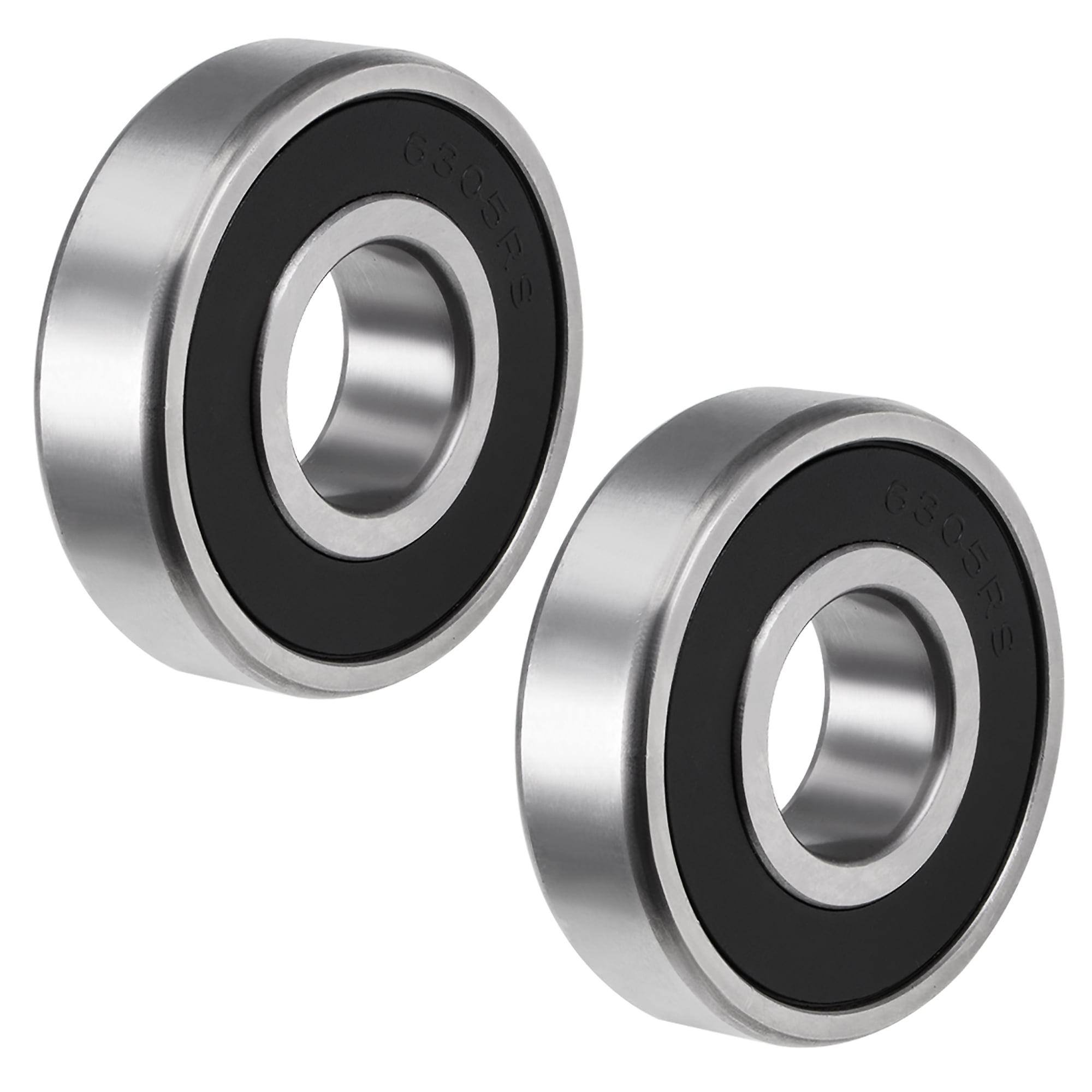 Double Seal and Pres-Lubricated,Rubber Sealed Bearing KSTE Deep Groove Ball Bearing Stable Performance and Cost-Effective 25 x 62 x 17mm（6305-2rs） 