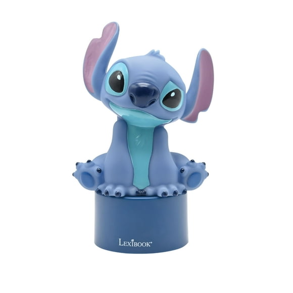 Altavoz Nightlight LexiBook Disney Stitch, cambio de color azul