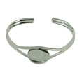 thumbnail image 4 of Pulsera Ajustable Yuyangstore 2 Piezas Bisel Cabujón Plata, 4 of 8