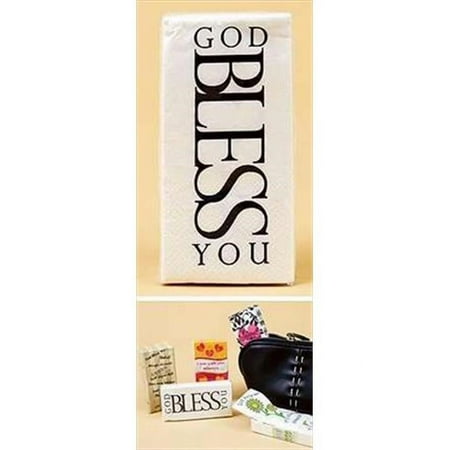 Christian Brands 62578 Tissues Pocket God Bless You