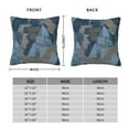thumbnail image 4 of YFYANG Square Decorative Throw Pillow Case (Without Pillow Insert), Blue Abstract Mosaic Bedroom Sofa Car Cushion Cover, 26"x26", 4 of 9