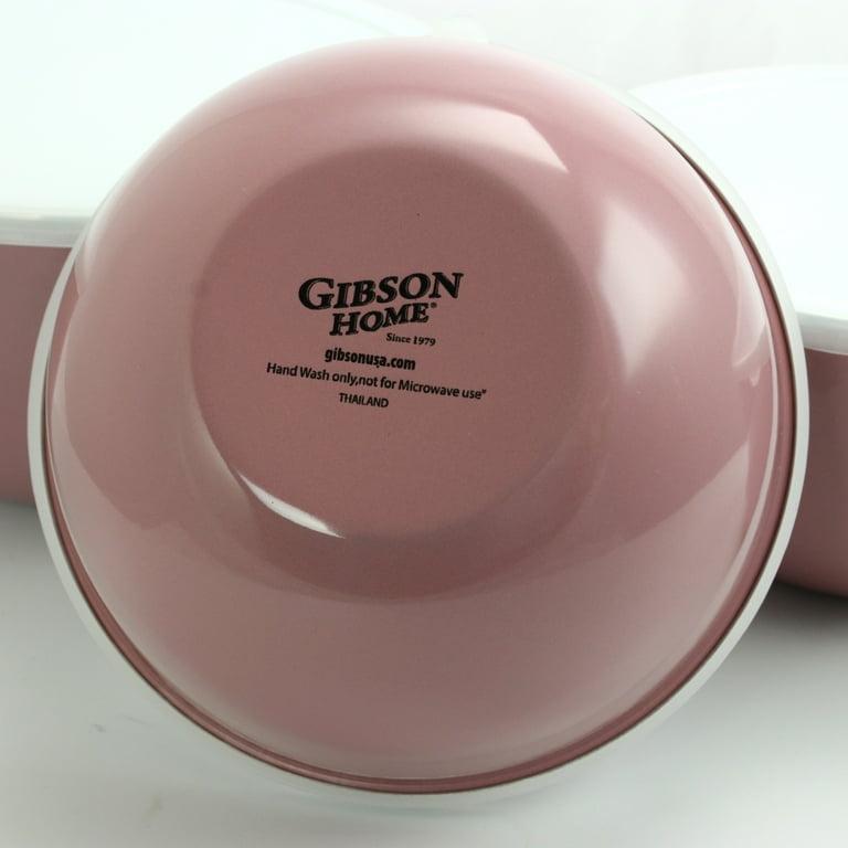 Gibson Glass 8 Piece Nested Mixing Bowl Set