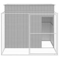 thumbnail image 5 of vidaXL Dog House with Run Anthracite 84.3"x260.2"x71.3" Galvanized Steel, 5 of 95