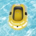 thumbnail image 4 of POCREATION Kayak Gonflable,Canot Kayak Gonflable en PVC 1 Personne Aviron Bateau Pneumatique Pêche Dérive Plongée, Bateau Gonflable 1 Personne, 4 of 7