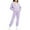 Purple, variant on Sweatsuits Kids 2 Piece Zip Hoodie Jacket and Joggers Pant Sets Girl Boy Cotton Fleece Fall Sports Track Outfits (10-11Years, Purple)