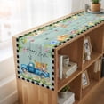 thumbnail image 6 of Table Runners 72 Inches Long Dress Scarves, Black Plaid Easter Farmhouse Kitchen Table Runner, Coffee Tablerunners, Truck Spring Floral Bunny Wooden 16x72 Inch, 6 of 9