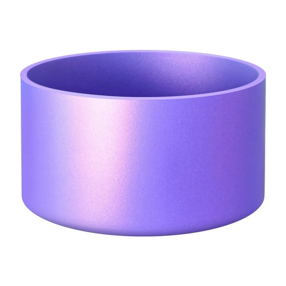 Gradient Luster Silicone Boot Compatible with Tumbler 12 24oz Water Bottles Glitter Slip Bottom Protective Sleeve