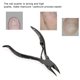 thumbnail image 4 of Kit de herramientas para el cuidado de la pedicura para manicura, removedor del cortador de piel muerta de la cortadora de cutícula con limpiador de u?as con cuchara y estuche de regalo (Scissors) Ecomeon no, 4 of 6