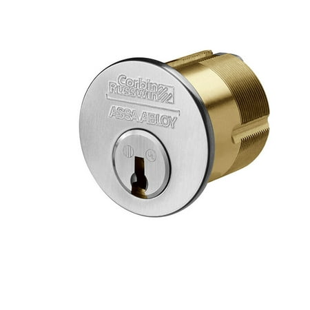 

Corbin Russwin 1000-114-A02-6-N20 626 1-1/4 In Mortise Cylinder N20 Keyway A02 Straight Cam Satin Chrome
