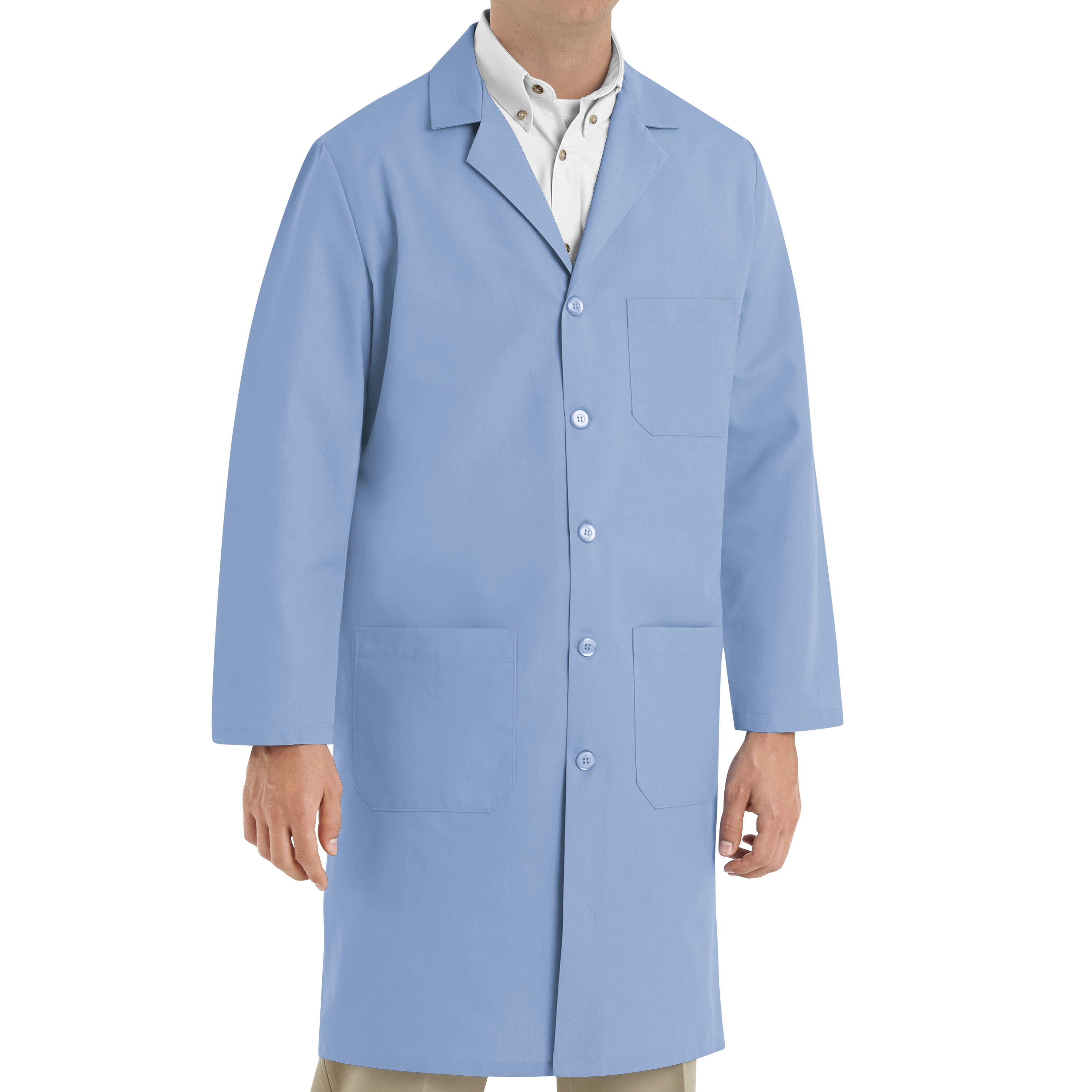 Dr. James Men's Lab Coat With Smartphone And Tablet Pockets