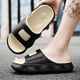 thumbnail image 5 of Hombres Diapositivas Nube Zapatillas Cómodas Sandalias de Baño Antideslizantes para la Playa de Verano, 5 of 9