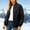 Black, variant on Womens Ribbed Baseball Bomber Jacket Full Zip Front Side Arm Pocket Relaxed Straight Sleeve Boxy Cut for Daily Commute Coffee Meetup Coffee XXL