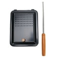 thumbnail image 2 of Stovetop Popcorn Maker, Manual Convenient Iron Popcorn Grill Tray Heat Evenly  for Home, 2 of 7