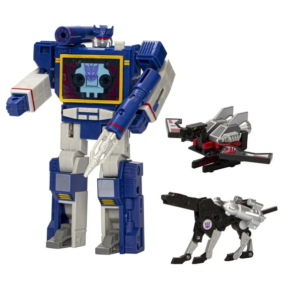 Transformers: Retro 40th Anniversary Soundwave, Laserbeak, & Ravage Kids Toy Action Figure