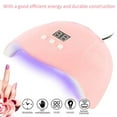 thumbnail image 4 of Ghojet 54W Professional Nail Dryer Gel Polish Light with 3 Timer Setting, UV Nail Light Nail Polish Curing Gel LED Dryer, Professional Nail Art Tools with Automatic Sensor, LCD Display, 4 of 10
