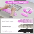 thumbnail image 4 of Set de Reposamuñecas MoKo Cloud para Teclado y Ratón en Rosa, 4 of 7