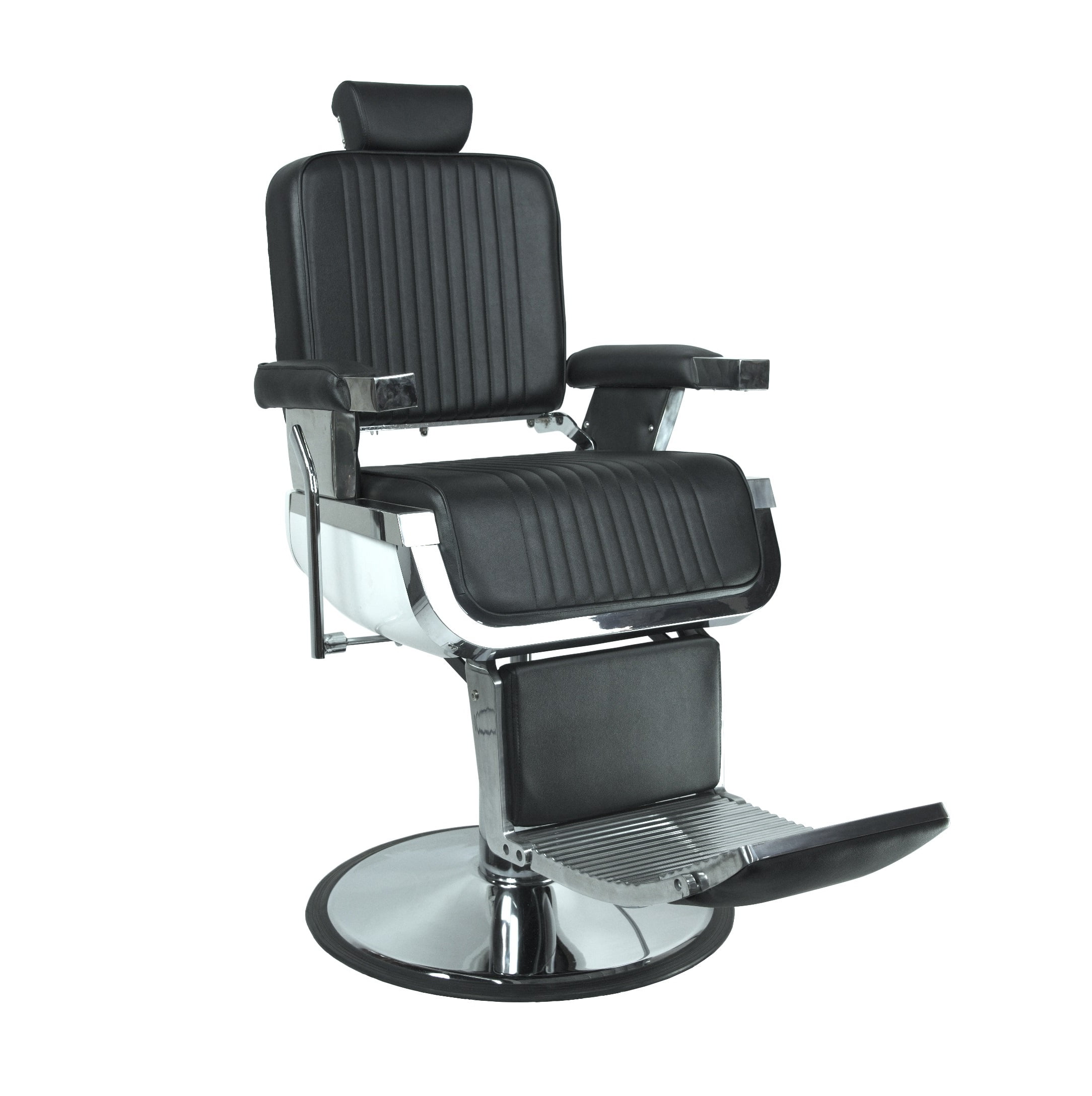 JAXSON Heavy Duty Barber Chair BLACK Reclining, Hydraulic Barber Chair