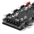 thumbnail image 2 of Centro De Fans De Argb Ventilador Argb De 5 V/3 Pines Pwm Hub Divisor De 1 A 8 Puertos Para Placa Base De Pc (4D), 2 of 8