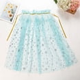 thumbnail image 5 of TAIAOJING Toddler Girls Lace Up Cape Party Robe Kids Tulle Princess Cloak Coat, 5 of 6