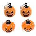 thumbnail image 1 of 4 piezas con forma de calabaza, cascabeles, colgante de dibujos animados, collar para mascotas, accesorios para decoración de Halloween (naranja), 1 of 4