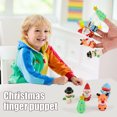 thumbnail image 2 of 5Pcs/Set Christmas Finger Puppets Silicone Elk Santa Claus Snowman Christmas Tree Character Toys Role-Playing Storytelling Learning Finger Puppet Toys, 2 of 7