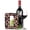 Black (D), variant on Made Easy Kit Metal Letter Wine Cork Savers Monogram w/ Free Wall Mount Kit, A-Z (Y)