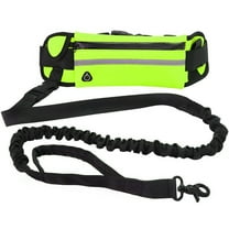 Ghojet Hands Free Dog Leash with Waist Bag Dog Running Leash Nylon Durable Waste Dog Training Leash Premium Dog Traction Rope Dog Supplies for Running Walking Training Hiking