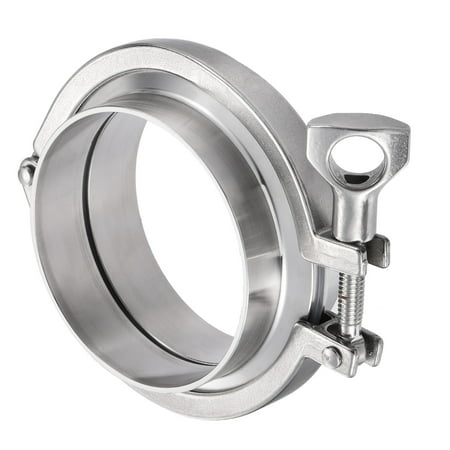 

Uxcell 3.5 304 Stainless Pin Vacuum Pipe Clamp with 3.5 Joints and White Silicone Gasket
